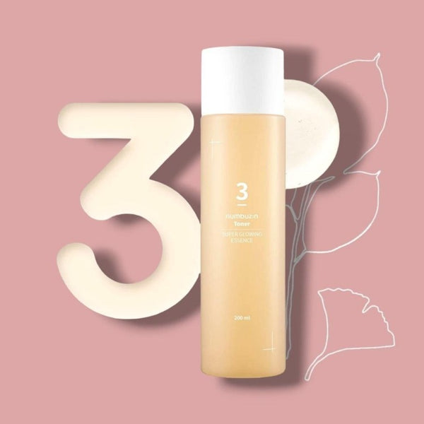 Numbuzin No. 3 Super Glowing Essence Toner