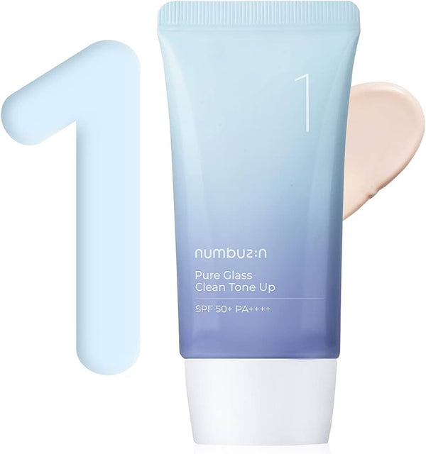 Numbuzin pure glass clean tone up SPF50++++