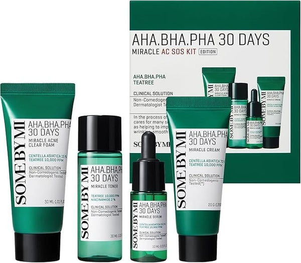 SBM AHA·BHA·PHA 30D Miracle AC SOS Kit – 4pcs